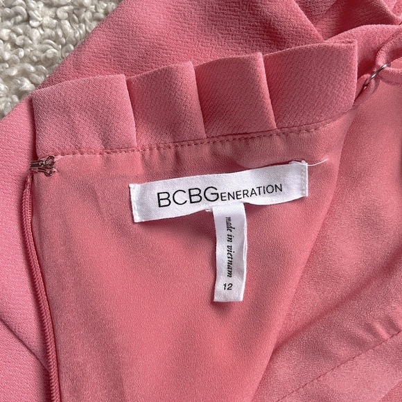 BCBGeneration Spaghetti Strap Cropped Jumpsuit Size 12 - Picture 12 of 16